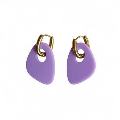 Boucles d'oreilles Milos - Lilas