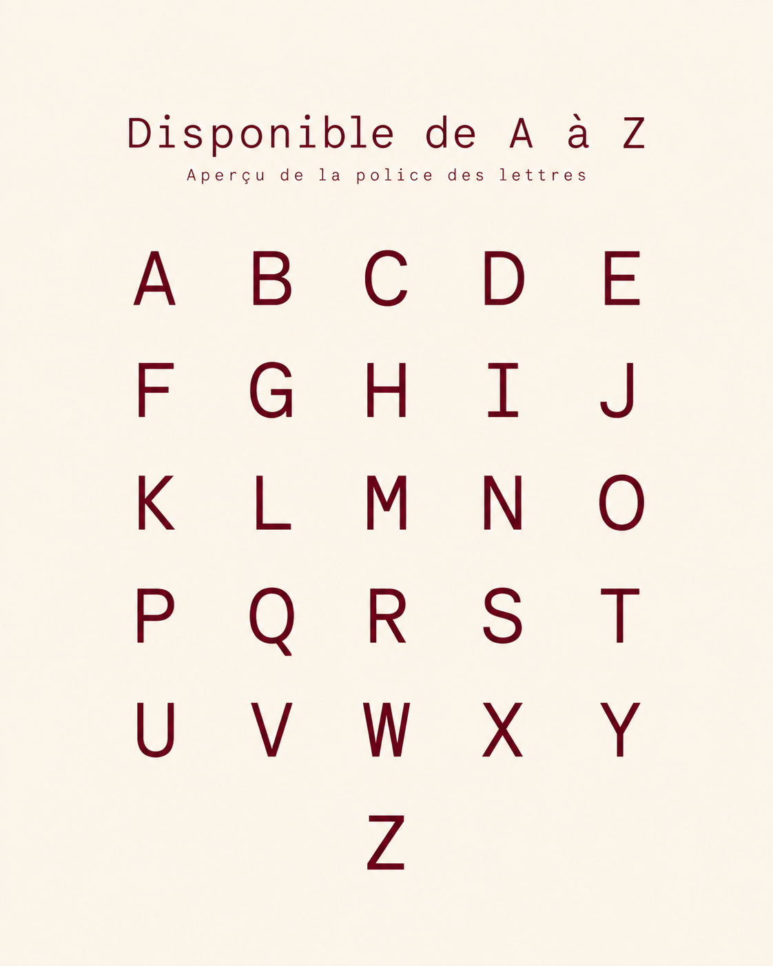 Composez votre sélection de pendentifs initiales
