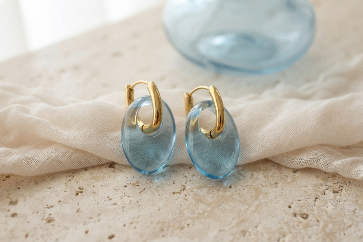 Boucles d'oreilles Oslo - Turquoise