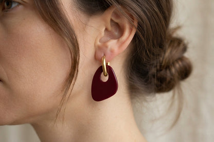 Boucles d'oreilles Milos - Bordeaux