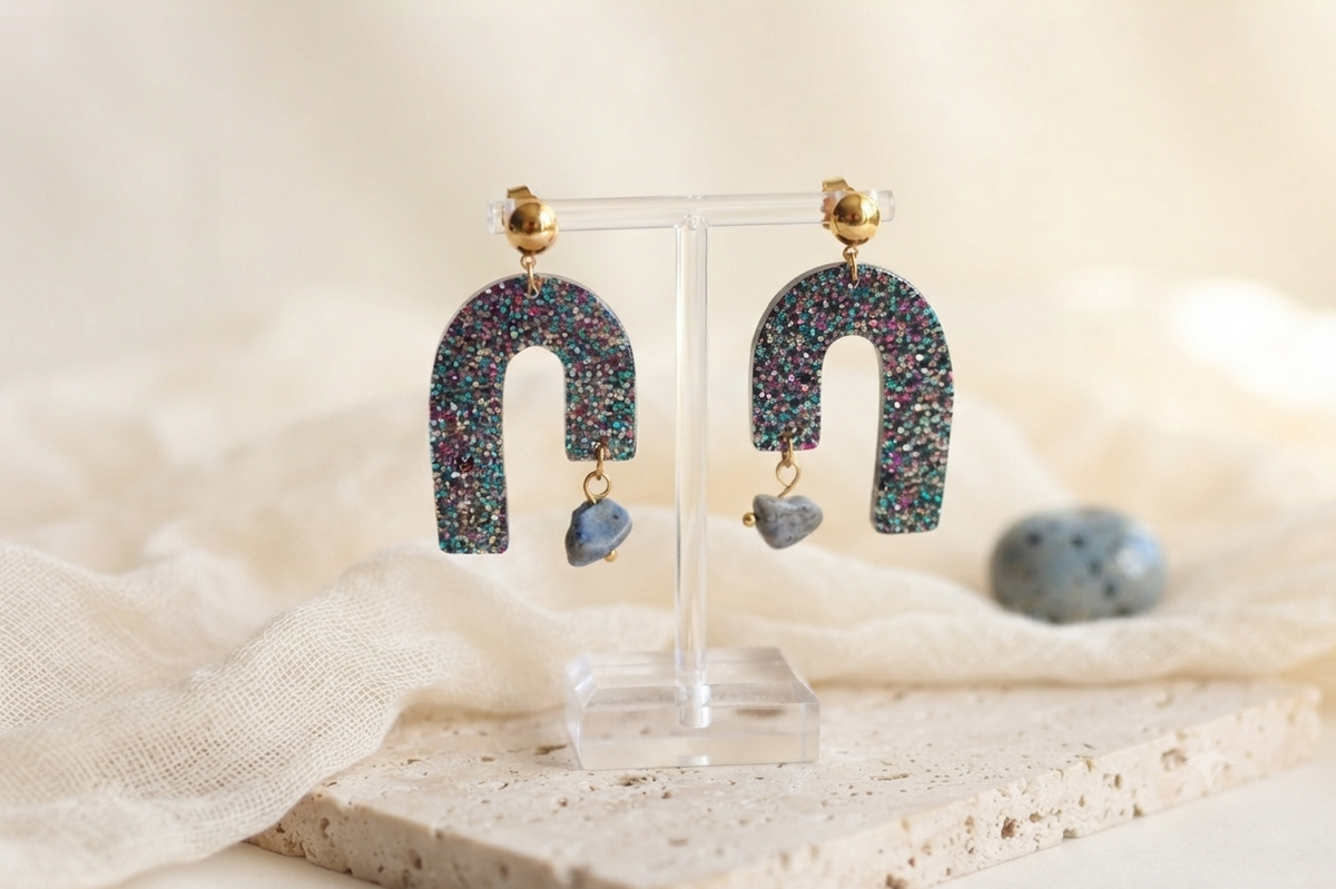 Boucles d'oreilles Granada - Paillettes