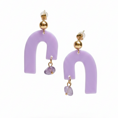 Boucles d'oreilles Granada - Lilas