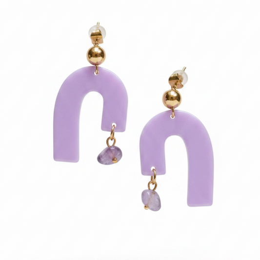 Boucles d'oreilles Granada - Lilas