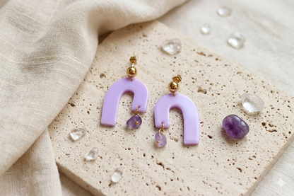 Boucles d'oreilles Granada - Lilas