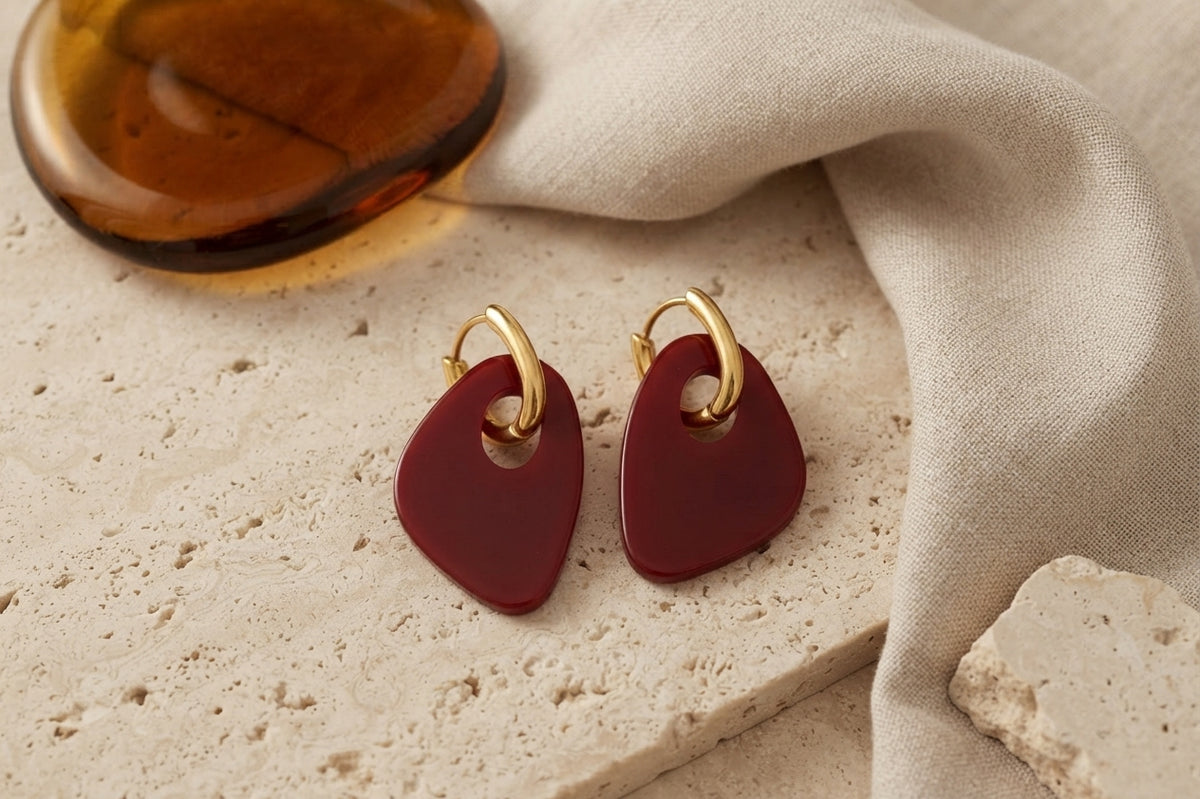 Boucles d'oreilles Milos - Bordeaux