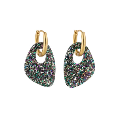 Boucles d'oreilles Milos - Paillettes multicolores