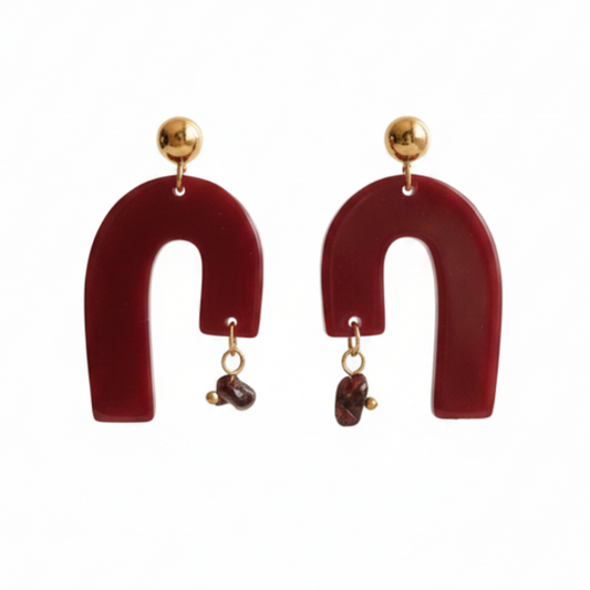 Boucles d'oreilles Granada - Bordeaux