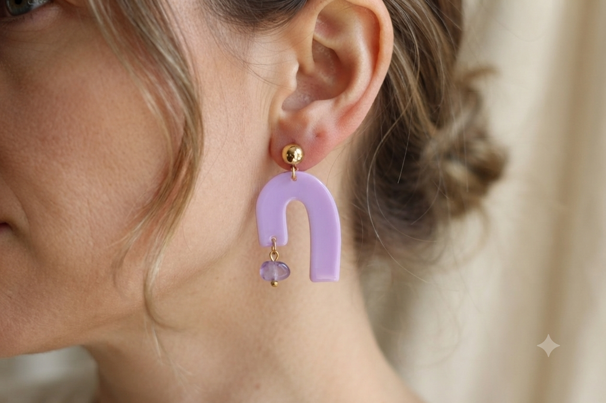 Boucles d'oreilles Granada - Lilas