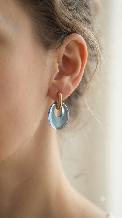 Boucles d'oreilles Oslo - Turquoise