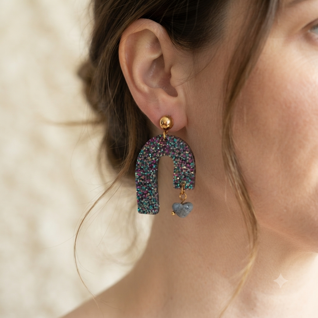 Boucles d'oreilles Granada - Paillettes